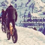 Tour guiado en bicicleta viaje de negocios