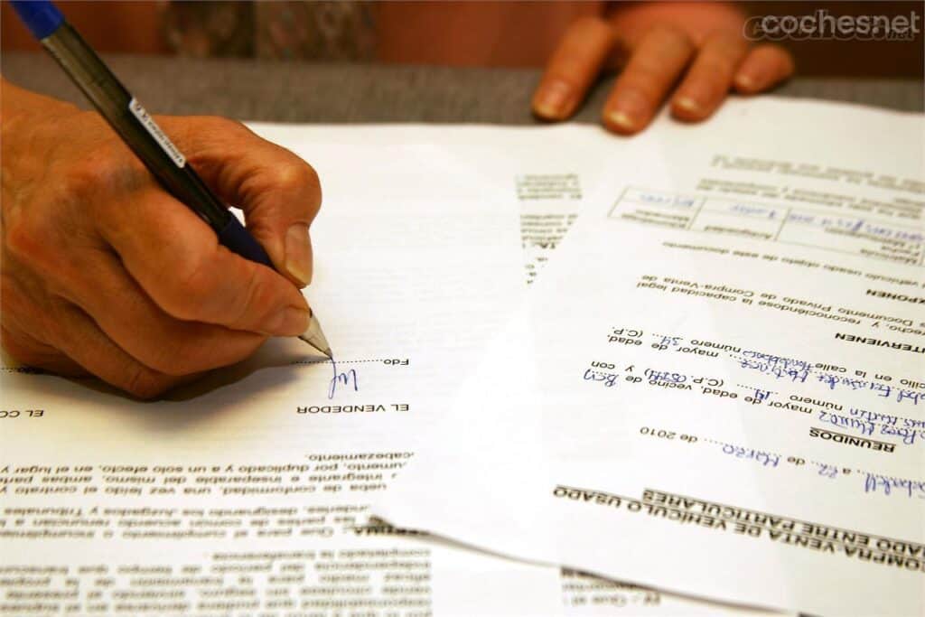Requisitos necesarios para cambiar el nombre de un vehículo