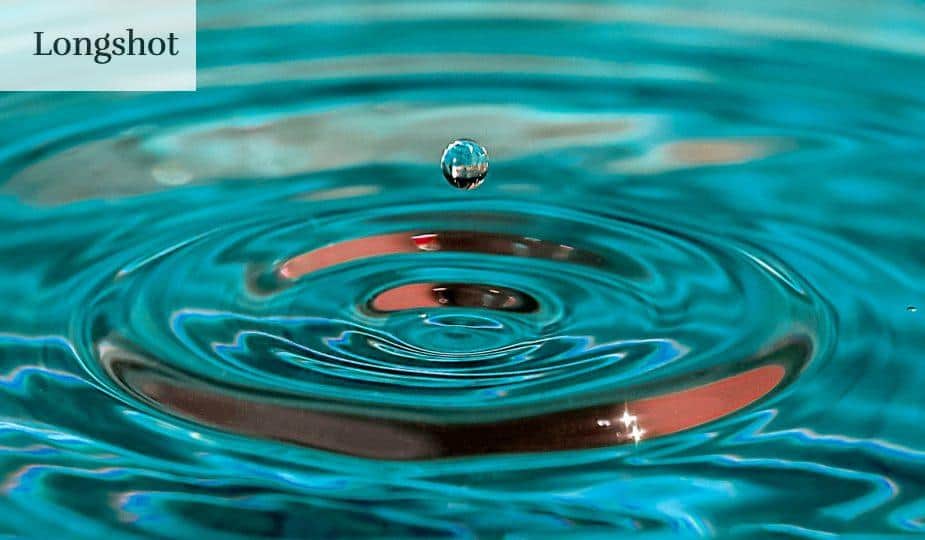 cal en el agua