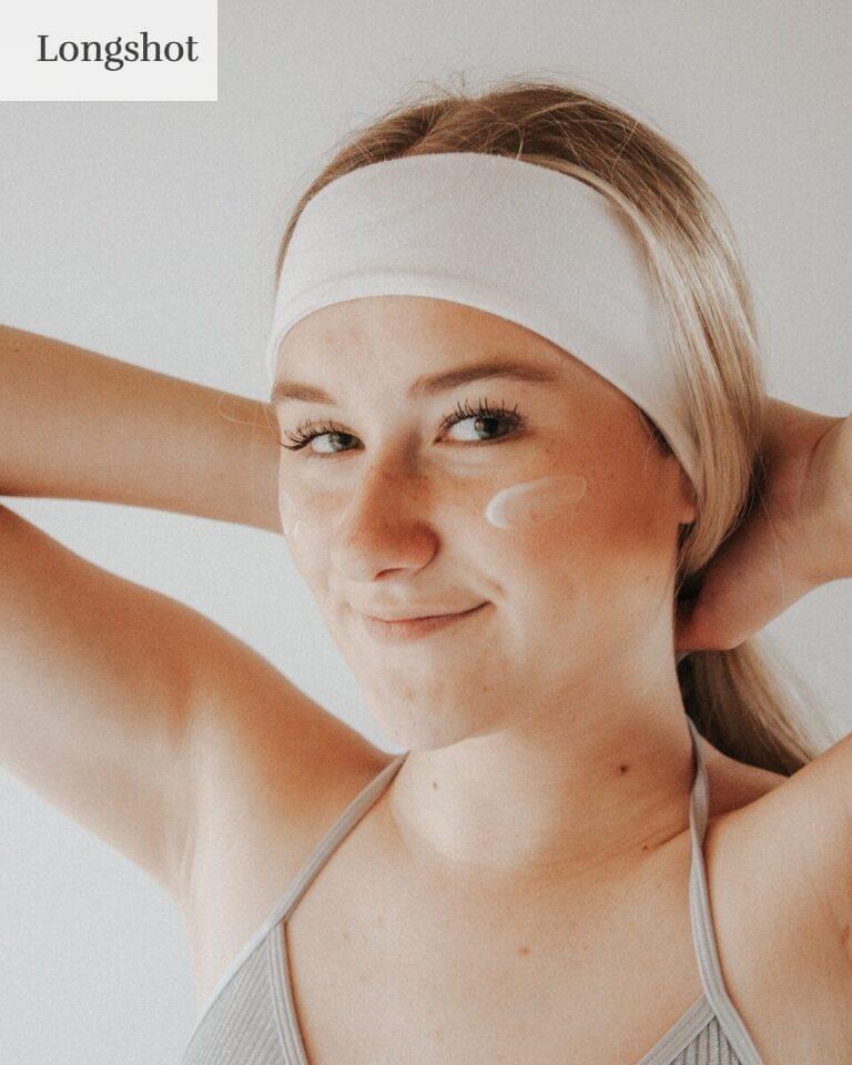 woman in white tank top