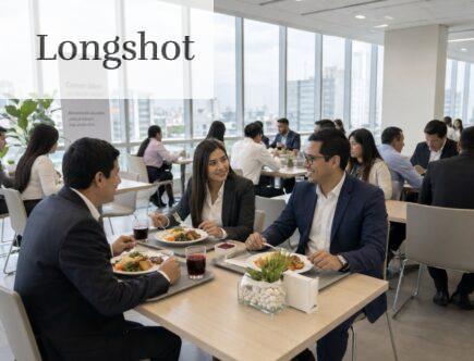 Concesionario de alimentos para empresas con comedor corporativo moderno
