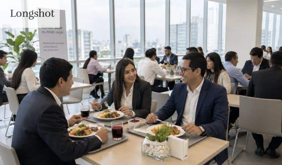 Concesionario de alimentos para empresas con comedor corporativo moderno