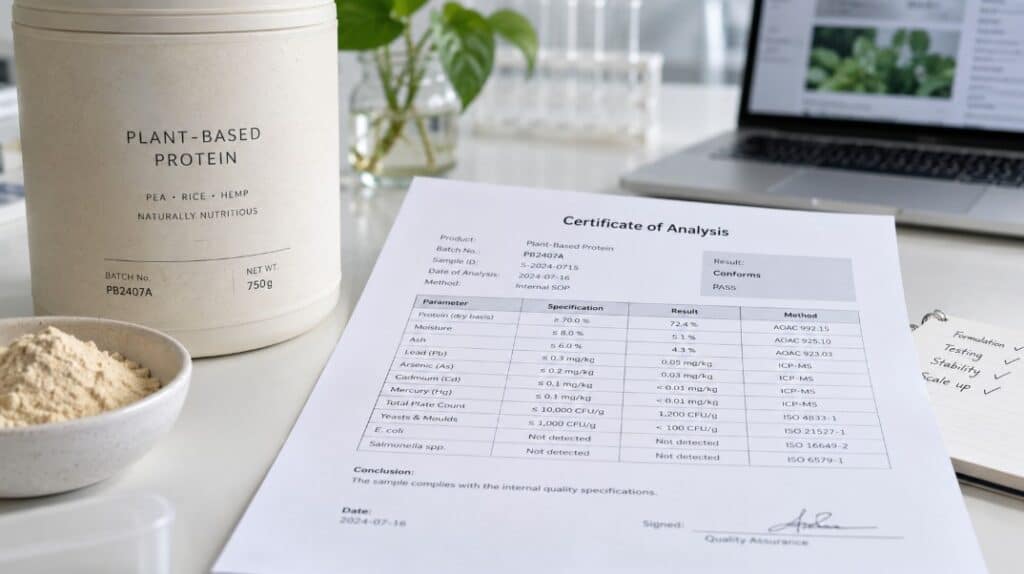 Análisis de laboratorio y trazabilidad de un producto de CBD